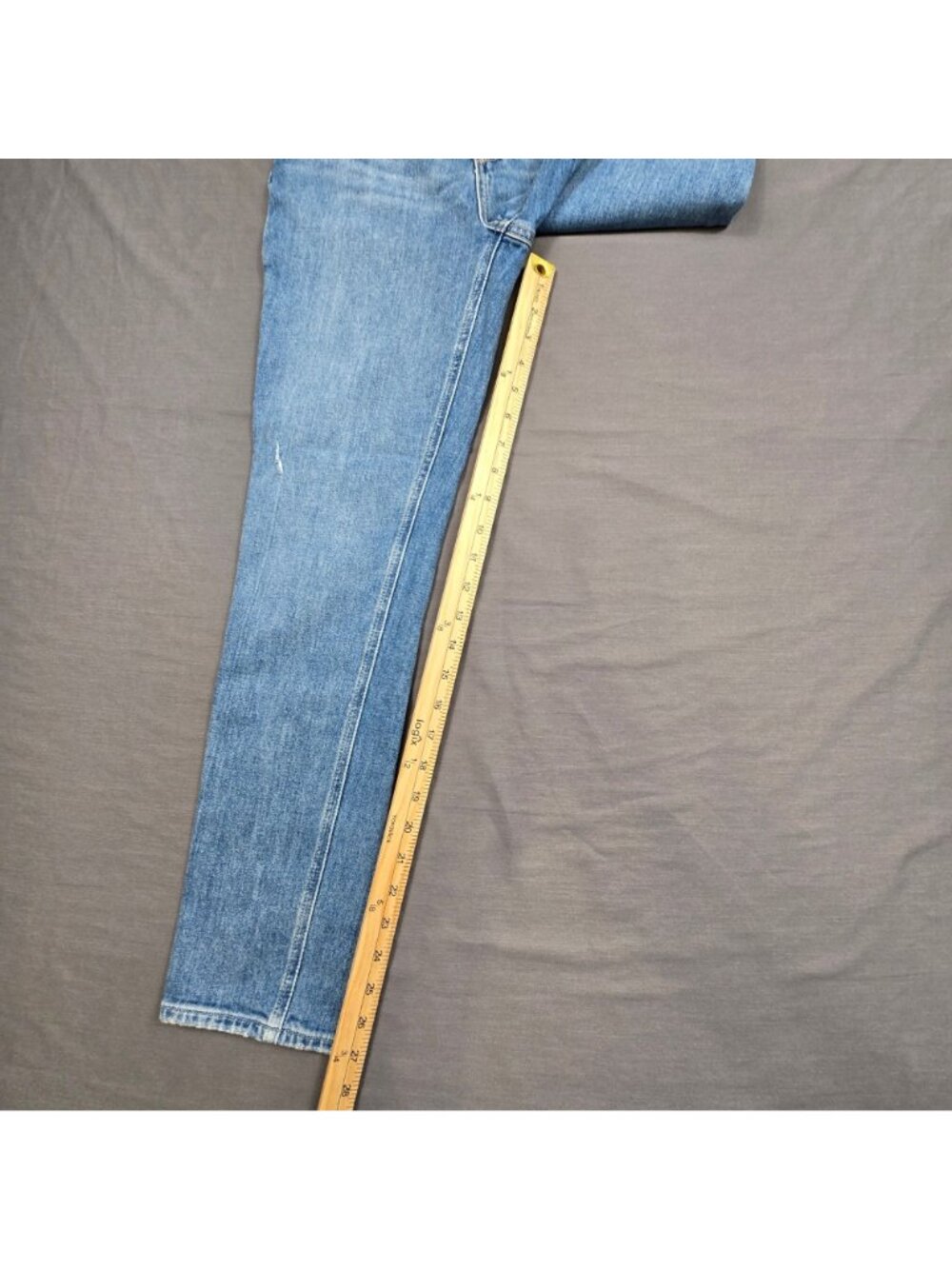 Paige Size 27 Womens Sarah Slim Jeans Light Blue Distressed Denim - Picture 4 of 6